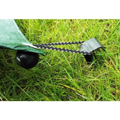 GRID COOL Cordon élastique En Caoutchouc (noir 140 Mm) Avec Boule Pour Tentes, Bâches, Affiches 5 GRID COOL Cordon élastique En Caoutchouc (noir 140 Mm) Avec Boule Pour Tentes, Bâches, Affiches - Image 3