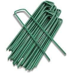 BENOBBY KIDS 15 Cm 50 Pièces Paillage Pour Plante Piquets De Jardin Piquets De Sol Agrafes épingles Ancres De Jardinage Pointes En Forme De U Paysage Sécurisation épingle à Ongles Pelouse Tissu Filet Tapis