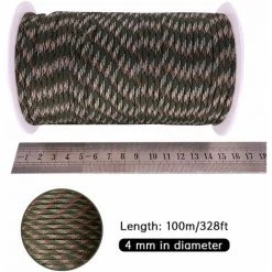 DENUOTOP Tente De Réception Et Barnum Corde De Parachute Avec Longueur De Corde De 328 Pieds De Diametre 4/25 Pouces Pour Tente De Sauvetage Alpinisme Terrasse De Camping En Plein Air, Modele: Orange -Tente de réception Soldes 63471897 5