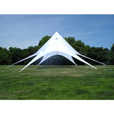 NOVA Tente Gazebo Garden Star Avec Une Couverture De 15 M² De Différentes Couleurs Couleur : Blanc 3 NOVA Tente Gazebo Garden Star Avec Une Couverture De 15 M² De Différentes Couleurs Couleur : Blanc