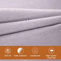 EINFEBEN Auvent Pince Auvent Balcon Auvent Bras Articulé Auvent Résistant Aux UV Hydrofuge Terrasse Jardin Balcon - Beige -Tente de réception Soldes 63579188 3