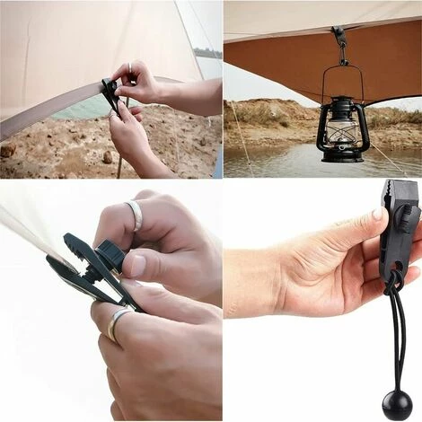 Yoouyida 10 Sets Pince Pour Bache, Attache Bache, Pinces De Tente, Tendeur Bache Piscine, Tente Pince, Tendeur Bache Parfait Pour Tendre Une Bâche, Tentes, Auvents, Bannières 4 Yoouyida 10 Sets Pince Pour Bache, Attache Bache, Pinces De Tente, Tendeur Bache Piscine, Tente Pince, Tendeur Bache Parfait Pour Tendre Une Bâche, Tentes, Auvents, Bannières - Image 2