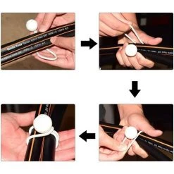 CHANCEY 50 Pcs Tendeur à Boule Élastique, Tendeur De Bâche Pour Pavillon, Camping, Tente Cordons, Rideaux Harnais D’Extension, 9cm -Tente de réception Soldes 63636162 3