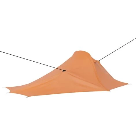 SUPERMARKET Tente De Camping 317x240x100 Cm Orange Et Gris 4 SUPERMARKET Tente De Camping 317x240x100 Cm Orange Et Gris - Image 2
