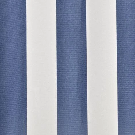 SUPERMARKET Toile D'auvent Bleu Et Blanc 450x300 Cm 5 SUPERMARKET Toile D'auvent Bleu Et Blanc 450x300 Cm – Image 3