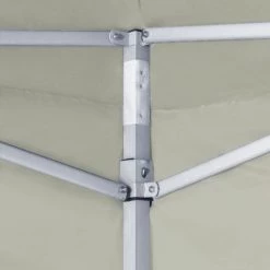 SUPERMARKET Tente Pliable Avec 2 Parois 3 X 3 M Crème -Tente de réception Soldes 63651073 3