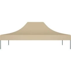 SUPERMARKET Toit De Tente De Réception 4x3 M Beige 270 G/m² 9 SUPERMARKET Toit De Tente De Réception 4x3 M Beige 270 G/m² -Tente de réception Soldes 63653882 3