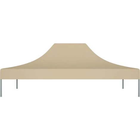 SUPERMARKET Toit De Tente De Réception 4x3 M Beige 270 G/m² 5 SUPERMARKET Toit De Tente De Réception 4x3 M Beige 270 G/m² - Image 3