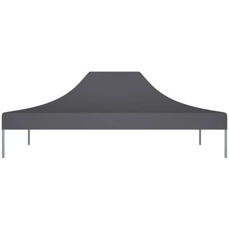 SUPERMARKET Toit De Tente De Réception 4,5x3 M Anthracite 270 G/m² 5 SUPERMARKET Toit De Tente De Réception 4,5x3 M Anthracite 270 G/m² – Image 3