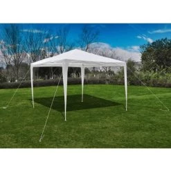 SUPERMARKET Tonnelle Pavillon De Jardin Blanc 3x3m -Tente de réception Soldes 63655411 5