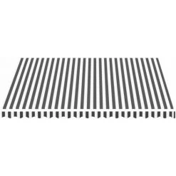 SUPERMARKET Tissu De Remplacement Pour Auvent Anthracite Et Blanc 4x3,5 M 9 SUPERMARKET Tissu De Remplacement Pour Auvent Anthracite Et Blanc 4x3,5 M -Tente de réception Soldes 63655556 3