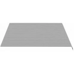 SUPERMARKET Tissu De Remplacement Pour Auvent Anthracite Et Blanc 4x3,5 M 10 SUPERMARKET Tissu De Remplacement Pour Auvent Anthracite Et Blanc 4x3,5 M -Tente de réception Soldes 63655556 4
