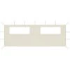 SUPERMARKET Paroi Latérale De Belvédère Avec Fenêtres 6x2 M Crème 1 SUPERMARKET Paroi Latérale De Belvédère Avec Fenêtres 6x2 M Crème -Tente de réception Soldes 63659628 1