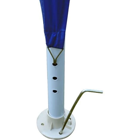 SUPERMARKET Tonnelle De Jardin Tente De Réception Chapiteau Bleu 3x3m 4 SUPERMARKET Tonnelle De Jardin Tente De Réception Chapiteau Bleu 3x3m - Image 2