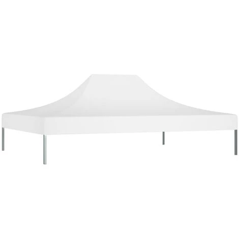 SUPERMARKET Toit De Tente De Réception 4x3 M Blanc 270 G/m² 4 SUPERMARKET Toit De Tente De Réception 4x3 M Blanc 270 G/m² - Image 2