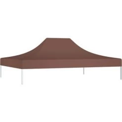 SUPERMARKET Toit De Tente De Réception 4,5x3 M Marron 270 G/m² 8 SUPERMARKET Toit De Tente De Réception 4,5x3 M Marron 270 G/m² -Tente de réception Soldes 63664983 2