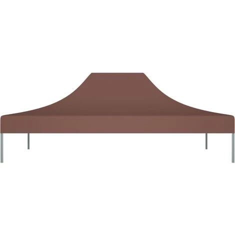 SUPERMARKET Toit De Tente De Réception 4,5x3 M Marron 270 G/m² 5 SUPERMARKET Toit De Tente De Réception 4,5x3 M Marron 270 G/m² - Image 3