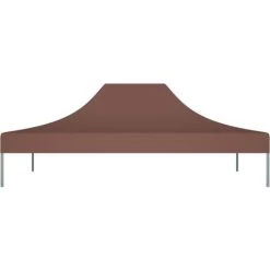 SUPERMARKET Toit De Tente De Réception 4x3 M Marron 270 G/m² -Tente de réception Soldes 63665013 3