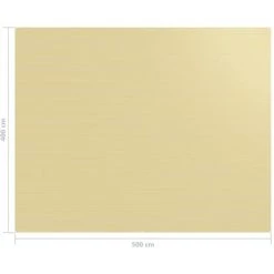 SUPERMARKET Tapis De Tente 400x500 Cm Beige -Tente de réception Soldes 63665920 4