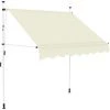 SUPERMARKET Auvent Manuel Rétractable 150 Cm Crème -Tente de réception Soldes 63666867 1