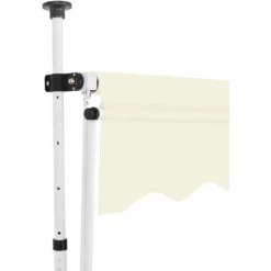 SUPERMARKET Auvent Manuel Rétractable 250 Cm Crème -Tente de réception Soldes 63667020 3