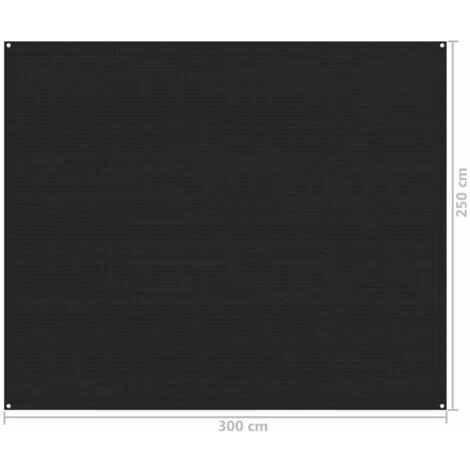 SUPERMARKET Tapis De Tente 250x300 Cm Noir 6 SUPERMARKET Tapis De Tente 250x300 Cm Noir - Image 4