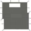 SUPERMARKET Parois Latérales De Belvédère Avec Fenêtres 2 Pcs Anthracite SUHB-3070427 -Tente de réception Soldes 63668871 1