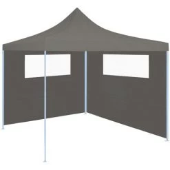 SUPERMARKET Parois Latérales De Belvédère Avec Fenêtres 2 Pcs Anthracite SUHB-3070427 -Tente de réception Soldes 63668871 3
