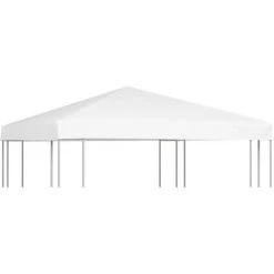 SUPERMARKET Toile De Toit De Belvédère 270 G/m² 3x3 M Blanc -Tente de réception Soldes 63671338 2