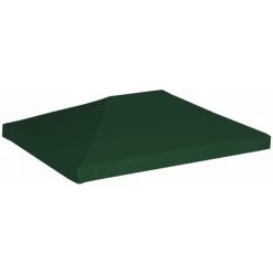 SUPERMARKET Toile Supérieure De Belvédère 310 G / M² 4 X 3 M Vert -Tente de réception Soldes 63671609 2