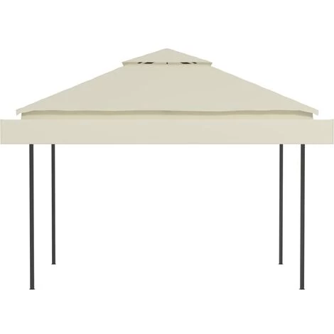 SUPERMARKET Belvédère Avec Double Toits étendus 3x3x2,75 M Crème 180 G/m² 7 SUPERMARKET Belvédère Avec Double Toits étendus 3x3x2,75 M Crème 180 G/m² – Image 5