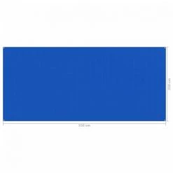 SUPERMARKET Tapis De Tente 250x550 Cm Bleu -Tente de réception Soldes 63673760 4