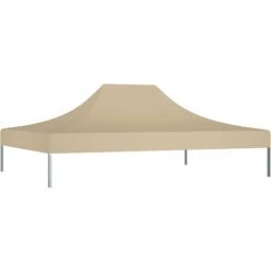 SUPERMARKET Toit De Tente De Réception 4,5x3 M Beige 270 G/m² 8 SUPERMARKET Toit De Tente De Réception 4,5x3 M Beige 270 G/m² -Tente de réception Soldes 63673807 2