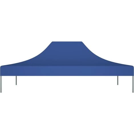 SUPERMARKET Toit De Tente De Réception 4x3 M Bleu 270 G/m² 5 SUPERMARKET Toit De Tente De Réception 4x3 M Bleu 270 G/m² - Image 3