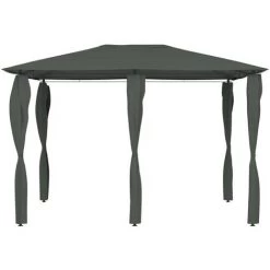 SUPERMARKET Belvédère à Revêtement De Poteaux 3x4x2,6 M Anthracite 160 G/m² -Tente de réception Soldes 63675577 2