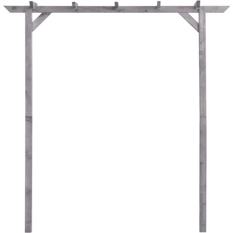 SUPERMARKET Pergola De Jardin Gris 200x40x205 Cm Bois De Pin Imprégné 4 SUPERMARKET Pergola De Jardin Gris 200x40x205 Cm Bois De Pin Imprégné - Image 2