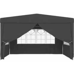 SUPERMARKET Tente De Réception Et Parois Latérales 4x4 M Anthracite 90 G/m² -Tente de réception Soldes 63679659 3