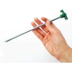 PERLE RARE 8X Piquets De Tente En Acier - Piquets Longs Et Durables Avec Monture En Plastique Pour Le Camping -Tente de réception Soldes 63734085 5