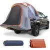 COSTWAY Tente De Lit Pour Camionnette Portable 265 Cm X 178 Cm 2 Personnes Double Epaisseur Avec Housse Amovible Porte Avec Fermeture Eclair En Nylon Double Face Pour Camping, Randonnée -Tente de réception Soldes 63739831 1