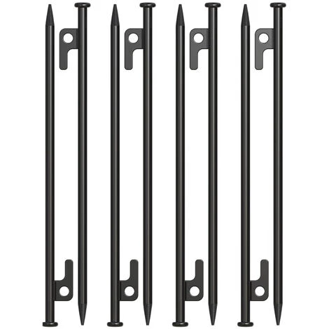 LIFCAUSAL Paquet De 8 Piquets De Tente En Métal Robuste Pour Piquets De Tente En Acier De Camping 16 Pouces Incassables Et Inflexibles 3 LIFCAUSAL Paquet De 8 Piquets De Tente En Métal Robuste Pour Piquets De Tente En Acier De Camping 16 Pouces Incassables Et Inflexibles