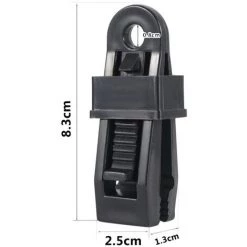 GALOZZOIT Bache Tente Clip En Plastique 20 Pieces Multi-usages Clips De Bâche De Tente En Plastique Snaps Pour Bâches, Auvents Et Couvertures, Tentes, Camping En Plein Air, Caravane, Auvents-le Noir 9 GALOZZOIT Bache Tente Clip En Plastique 20 Pieces Multi-usages Clips De Bâche De Tente En Plastique Snaps Pour Bâches, Auvents Et Couvertures, Tentes, Camping En Plein Air, Caravane, Auvents-le Noir -Tente de réception Soldes 63748967 3