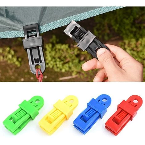 GALOZZOIT Bache Tente Clip En Plastique 20 Pieces Multi-usages Clips De Bâche De Tente En Plastique Snaps Pour Bâches, Auvents Et Couvertures, Tentes, Camping En Plein Air, Caravane, Auvents-le Noir 6 GALOZZOIT Bache Tente Clip En Plastique 20 Pieces Multi-usages Clips De Bâche De Tente En Plastique Snaps Pour Bâches, Auvents Et Couvertures, Tentes, Camping En Plein Air, Caravane, Auvents-le Noir - Image 4
