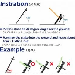 SINCèREETALI 6pcs Clous De Tente En Acier Forgé Clous Robustes Clous De Sol Dur Pour Camping 20 Cm (noir) -Tente de réception Soldes 63819471 5