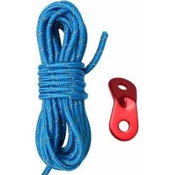 GroupM Bleu 4m X 4 Sac En Filet Tente De Camping En Plein Air Corde 4mm Corde D'épaisseur Ensemble De Corde Réfléchissante -Tente de réception Soldes 63894492 2