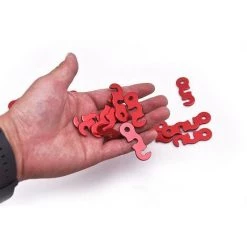 EAUDACè Lot De 10 Cordes à Vent Fixes, Boucle De Réglage à Trois œillets Pour Auvent De Tente En Alliage D'aluminium -Tente de réception Soldes 64027292 5