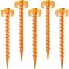 Thsinde Piquets De Tente à Vis En Plastique 20 Pièces Piquets De Tente En Spirale Durables Pour Fixer Les Bâches De Pluie De Tente De Camping-20cm -Tente de réception Soldes 64085283 1