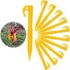 THSINDE 30 Pcs Piquet De Tente En Plastique, Piquets De Tente Spirale, Sardine Tente De Jardin Sol, Robuste Et Durable, Pour Accessoires Pour Camping, Auvents De Camping, Auvents De Caravane -Tente de réception Soldes 64085425 1