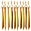 CARILLONSàVENT Hiker Piquets Tente, Sardines Tente Camping 18 Cm , Lot De 10(jaune) Carivent 2 CARILLONSàVENT Hiker Piquets Tente, Sardines Tente Camping 18 Cm , Lot De 10(jaune) Carivent -Tente de réception Soldes 64140221 1