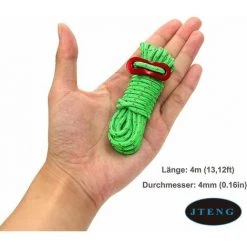 NAXUNNN Lot De 8 Tendeurs De Tente Avec Feuille D'aluminium Réfléchissante, Diamètre : 4 Mm, Longueur : 400 Mm, Pour Tente De Camping (vert) -Tente de réception Soldes 64163158 2