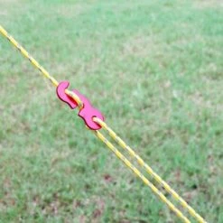 JUNJUN-Corde De Tente Réfléchissante 4 M Corde Nylon Avec Tendeur En Aluminium Léger Ficelle Pour Bâche Fixation Camping -Tente de réception Soldes 64191369 5